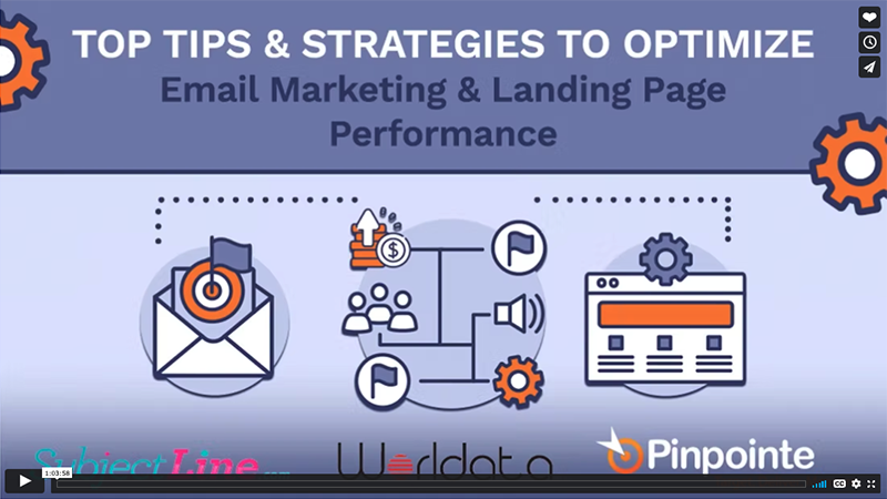 Top Tips and Strategies to Optimize Email Marketing -Landing Page_view video