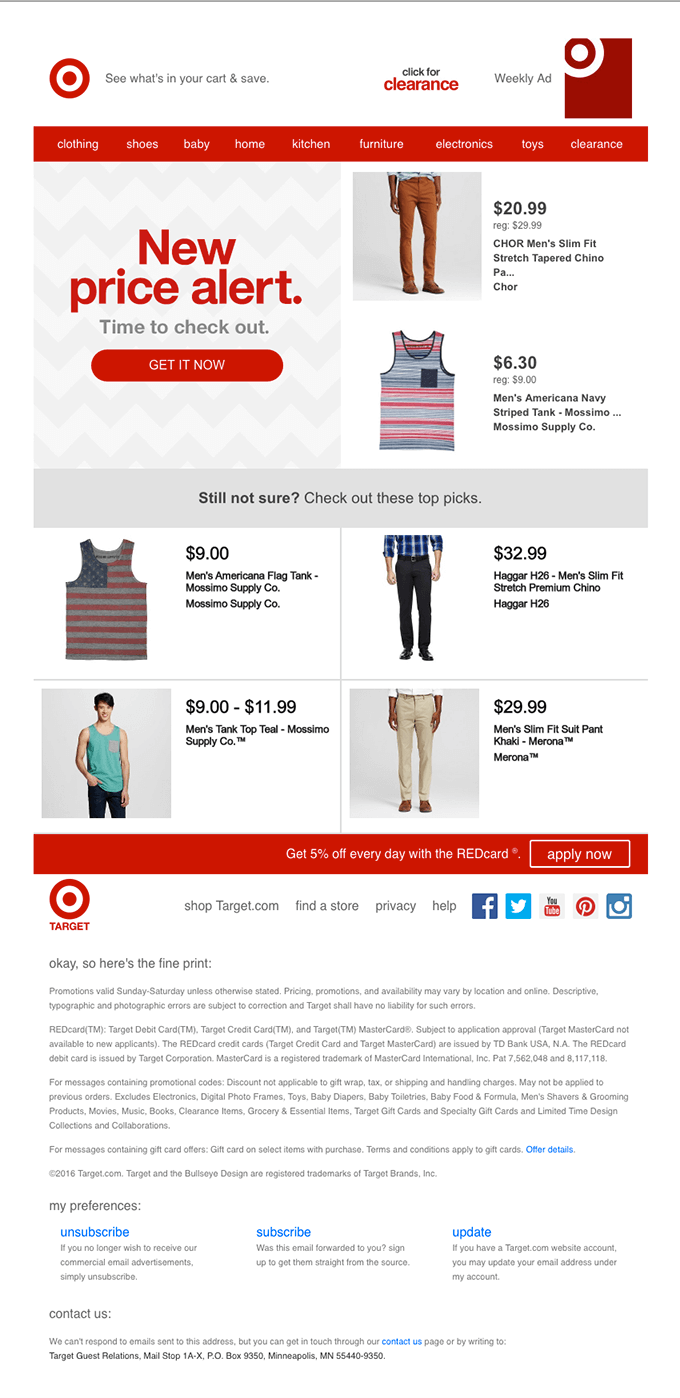 Email Personalization Techniques - target ad