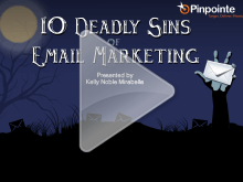 10 deadly sins of email marketing webinar